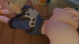 【MMD R-eighteen SEX DANCE】HOT LONG WHITE BOOTY BONED SWEET SPERM 激しいセックス [MMD]