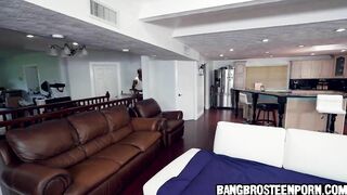 Bae teens meets a long african cock - interracial teenie