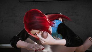 Sex with Katarina on a Huge Subway Riding