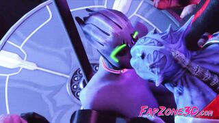 Mass Effect 3D Characters is used as a Sex Slaves