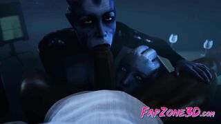 Mass Effect 3D Characters is used as a Sex Slaves