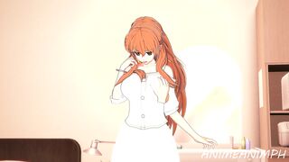 Uncensored Anime Golden Time: Kouko Kaga Helps Banri Recovering from Illness by Fucking really Rough