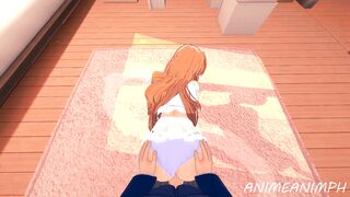 Uncensored Anime Golden Time: Kouko Kaga Helps Banri Recovering from Illness by Fucking really Rough