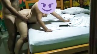 mom Gordita Cabalgando Mientras Graba Gemidos Con un Amigo Del Trabajo Después De Unas Copas Parte2