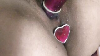 Spreading my Holes for my Sugar Daddy - Deep Play with Rabbit Sex Toy and Ass Plug