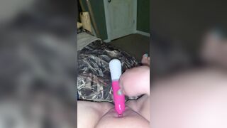 Lonely milf Wets Bed with Squirting Orgasm