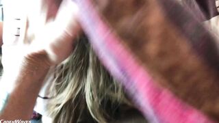 Crazy Blonde milf give Morning Oral Sex