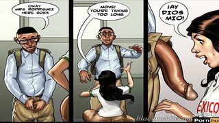 Detention Season #2 Ep. #3 - Spanish Professor wants Collage School Girl's Long African Dick