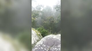 Found an Public Chapel into the Park while it was Raining and made the best of it