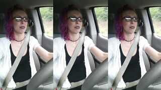 Masturbating into the Vehicle