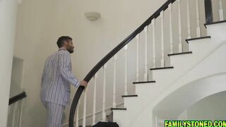 Stepdads rough penis boned rough by his Cutie freaky stepdaughters