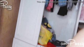 18 Year Old sluts Masturbates at Home while Parents are Away