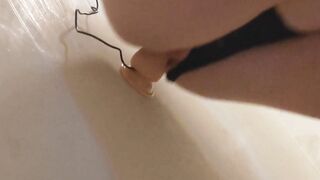 Fucking Myself, Squirting on Sex Toy