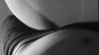Close up Twat Doggy Style Angle from above Yoga Leggings