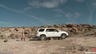 bf whips mistress and college Goddess into desert