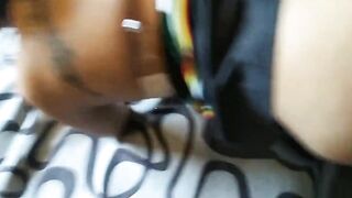 I didn't have time to take off my clothes