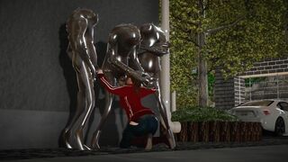 Pounded into an Group Sex of Mutated Monsters