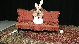 Vanessa Vixon feet bondage showing off her amazing foot &