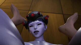 Overwatch: WidowMaker Cunt Licking and Anus point of view!