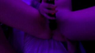 SubmisssiveSlut Squirts across Bedroom from Deepthroating Long Cock