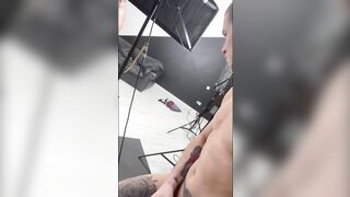 Rough and hard gang bang double anal
