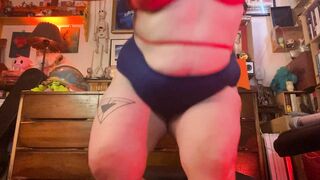 HUGE Fun for Panty Sniffers! Fat sluts Grinds Smelly Underwear inside your Face