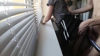 Great Feelings Sex with a Friend near by Window - DaddysHoeee