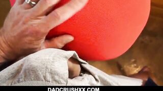 Blonde Teenager Step Daughter Tricks Step Dad Inside Fucking Her