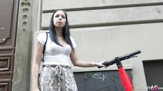 GERMAN SCOUT - SHY CUNT WITH MOUTH MILA D PICKUP AND RAW