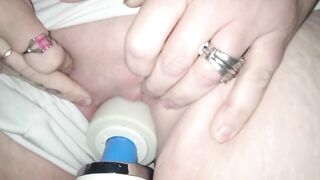 Outdoors Clitoris Rubs Dildo Orgasm