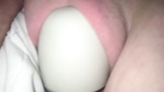 Outdoors Clitoris Rubs Dildo Orgasm