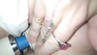 Outdoors Clitoris Rubs Dildo Orgasm