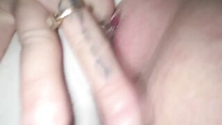 Outdoors Clitoris Rubs Dildo Orgasm