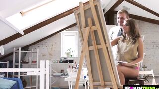 BrokenTeens - Slim Sofi Goldfinger Gets It Slow From The
