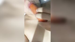 Sucking Off and Masturbating with a Carrot my Tight Cunt