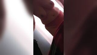 Step Cougar Risky Fucked near Window with Step Son