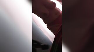 Step Cougar Risky Fucked near Window with Step Son