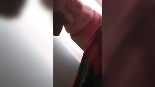 Step Cougar Risky Fucked near Window with Step Son