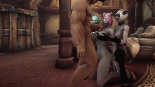 Human Fucks Draenei 3Some ToA