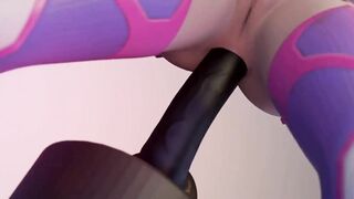 【MMD R-teen SEX DANCE】INTENSE ANAL MASTURBATION HUGE BOMBSHELL TOY BANGED 甘い性交 [MMD]