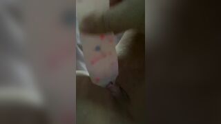 Having Fun with my Tight Freshly Waxed Soak Vagina