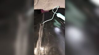 Rubber Don Chastity Vibrating Dick and Ball Ring