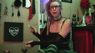 Willamina Plays with Inflatable Male slave