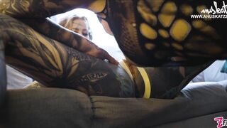 Tattoo Dyke Anal Strap on Fun with Anuskatzz and Nux Vomica - Recorded By: Lily Lu For: Z-filmz