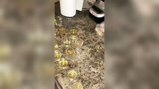 A Full Load plus 19 year old Piss Shots. but I could have done More!! Delicious Night!