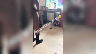 Jah European inside African Butt Painting