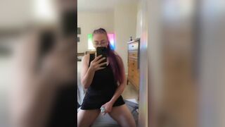Hottie mom into Mirror Masturbating. Multiple Orgasms Noisy Groaning Legs Shaking.