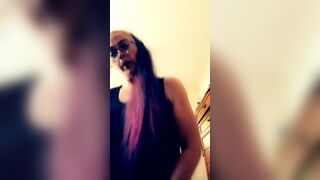 babe mom Rubbing Extremely Soak Cunt while Grinding in Hand Rough and Cumming Noisy