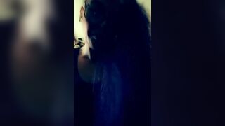 babe mom Rubbing Extremely Soak Cunt while Grinding in Hand Rough and Cumming Noisy