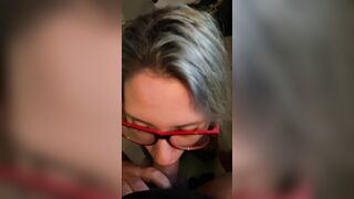 Sucking Off my Husbands Huge Dick